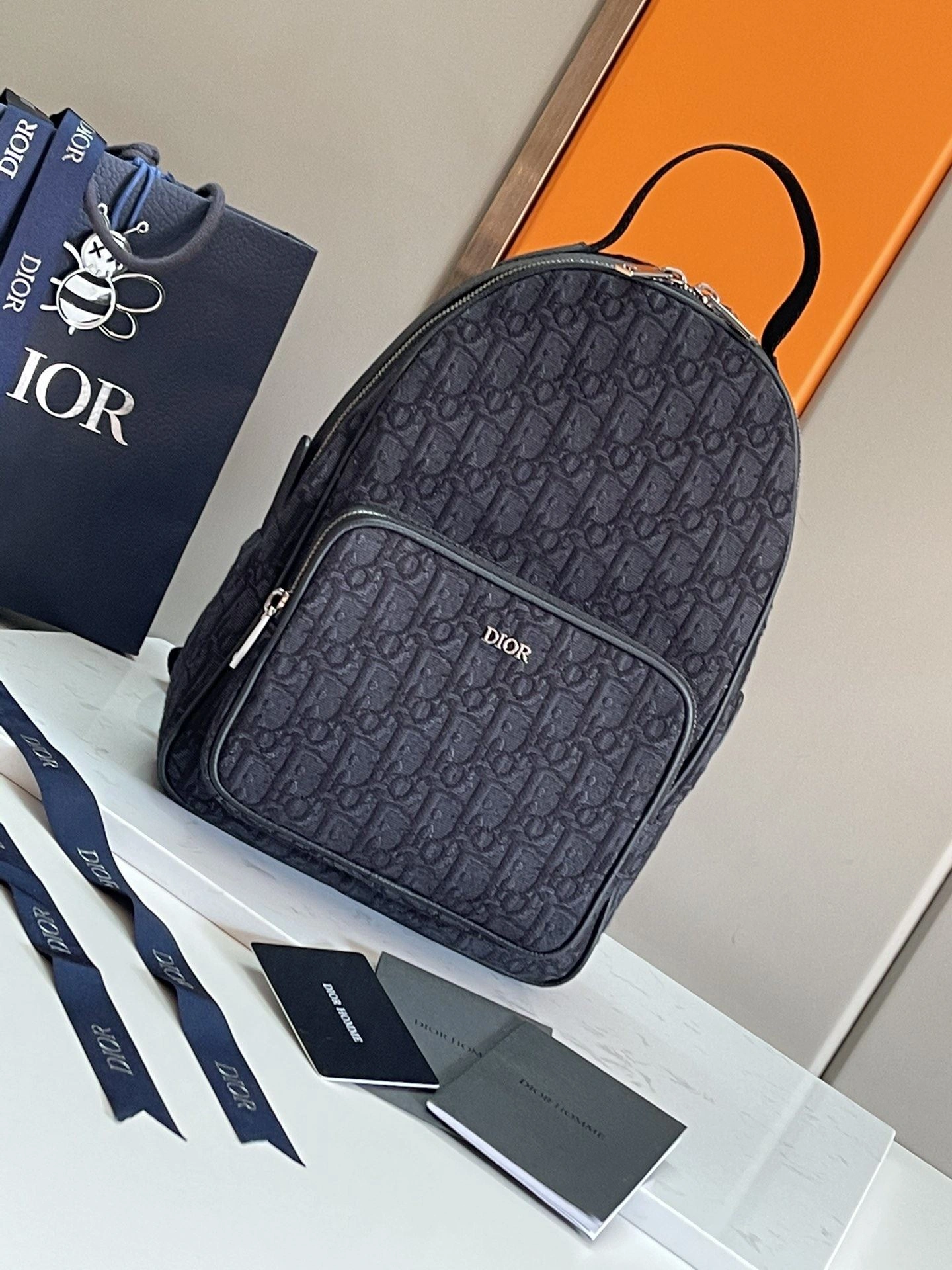 Mens Christian Dior Backpacks Durable 92057