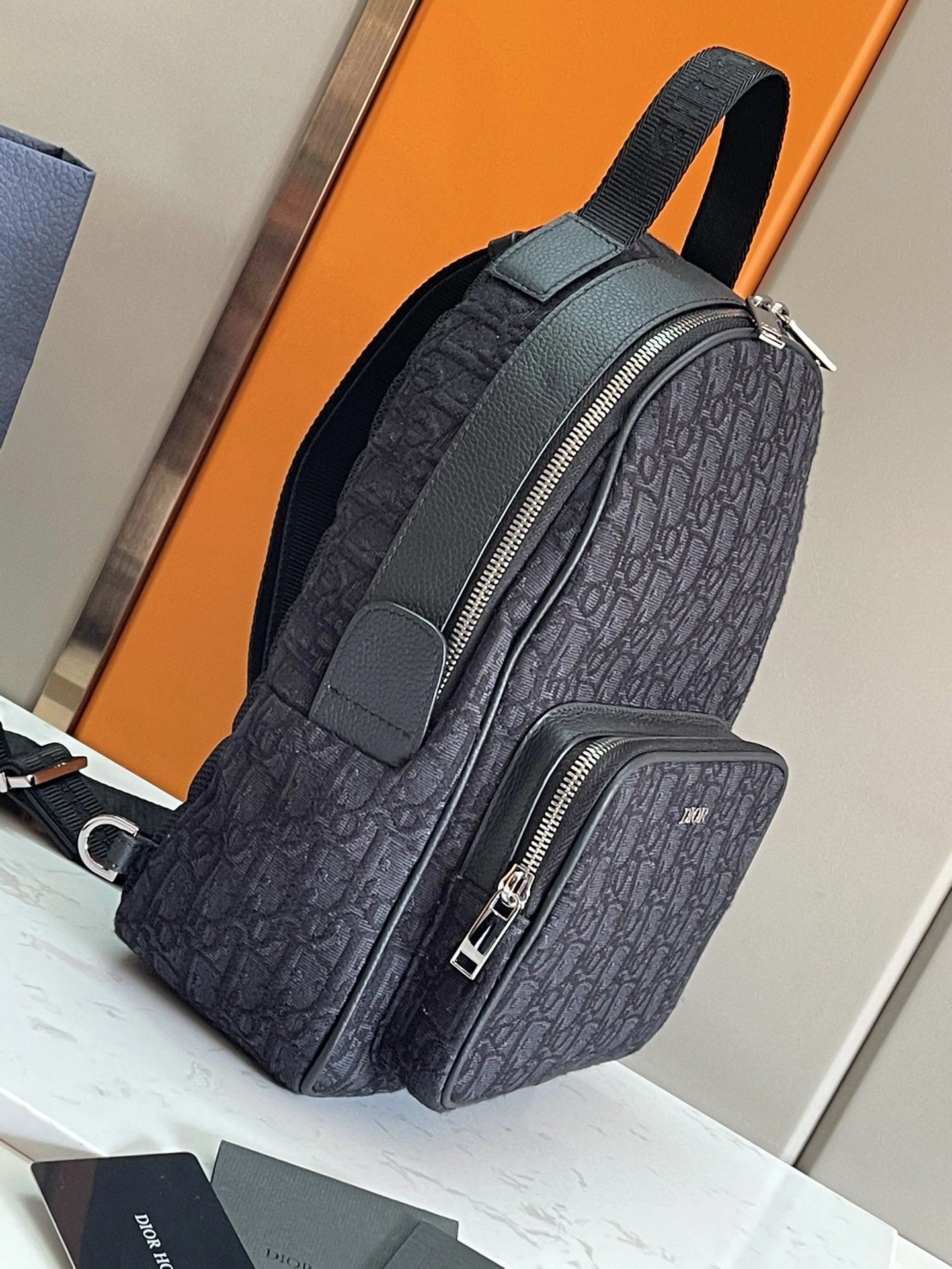 Mens Christian Dior Backpacks Durable 92057