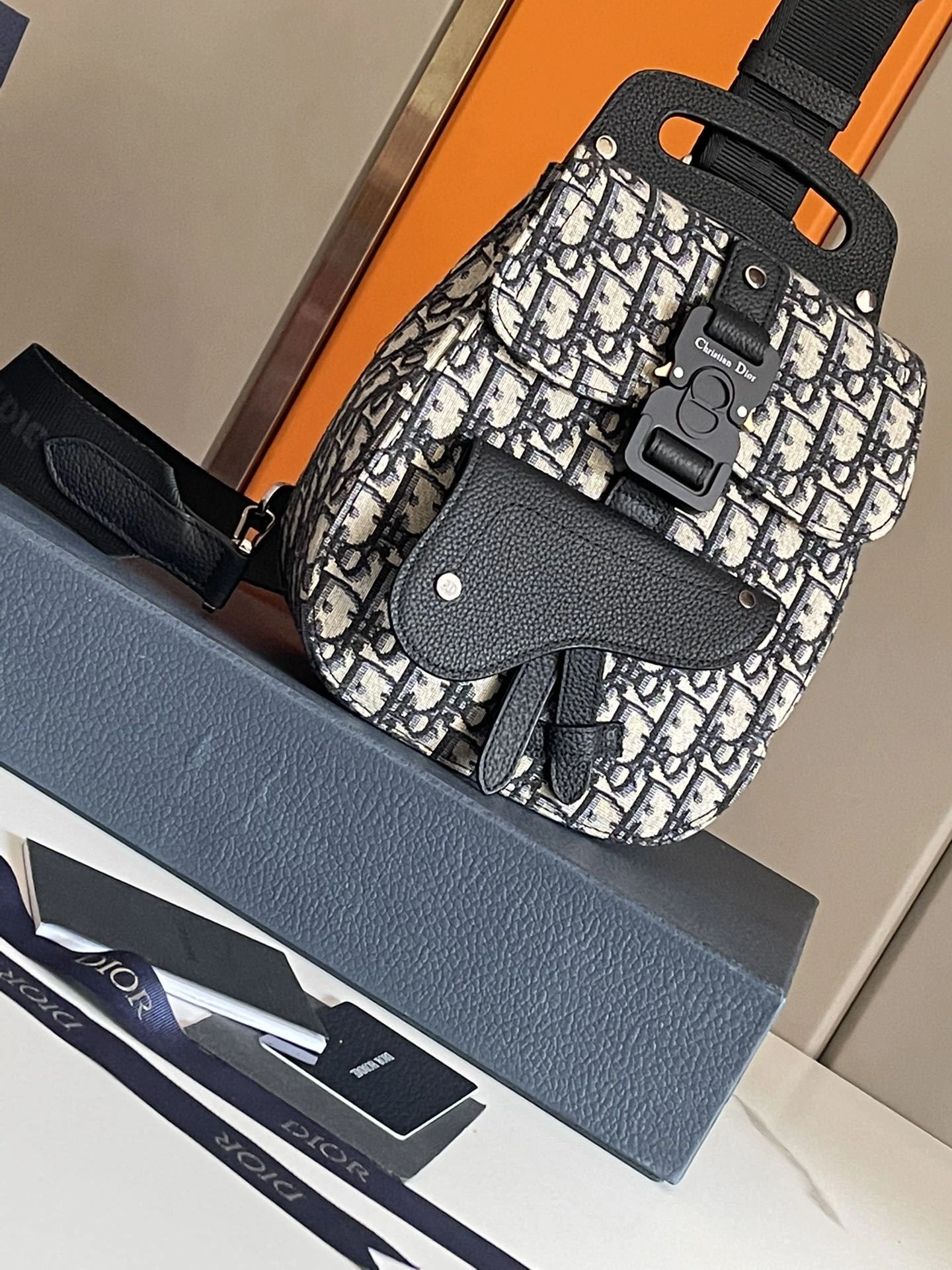 Compact Mens Christian Dior Backpacks 92077