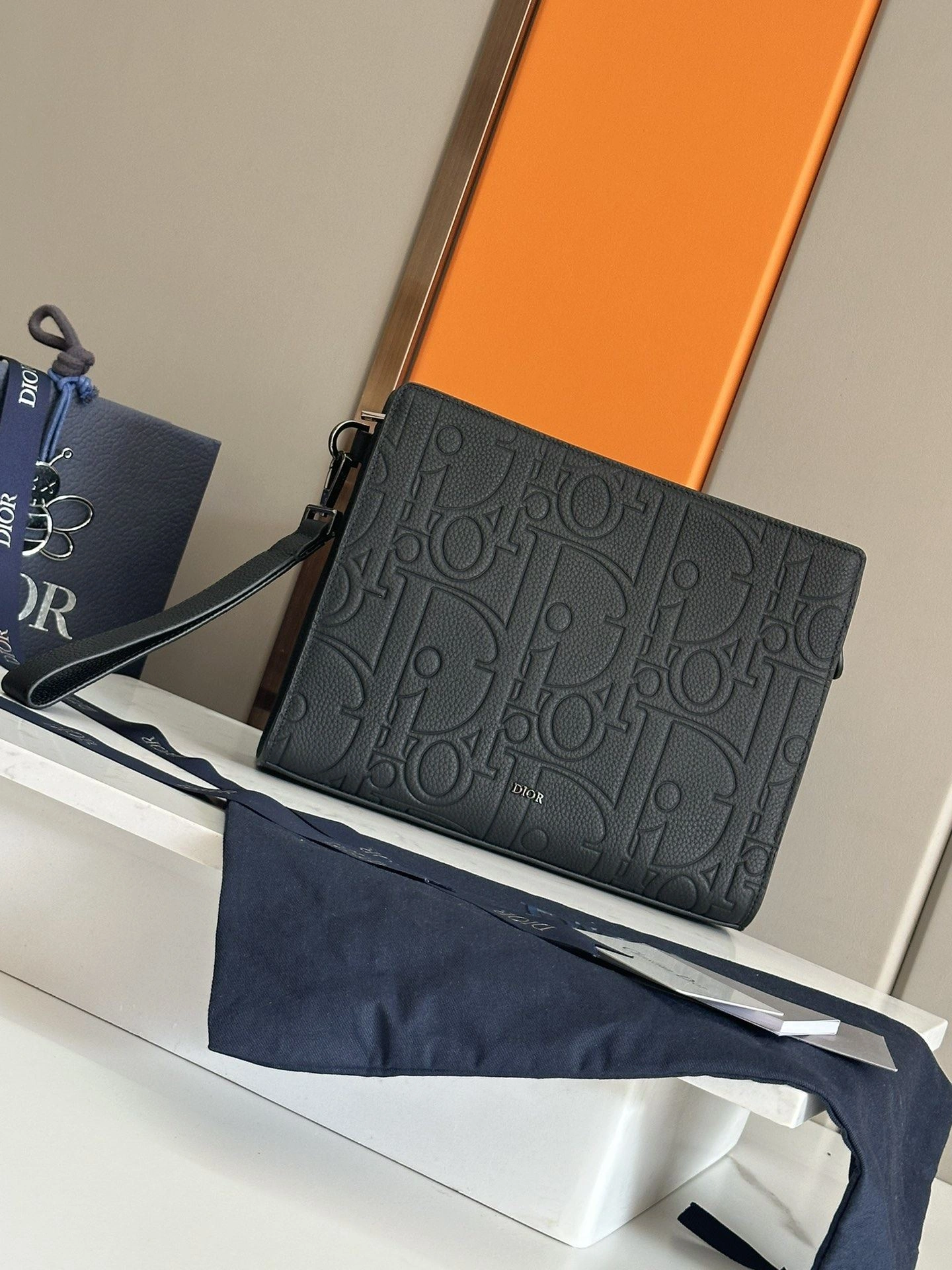 Mens Christian Dior Clutch Bags Refined 92035