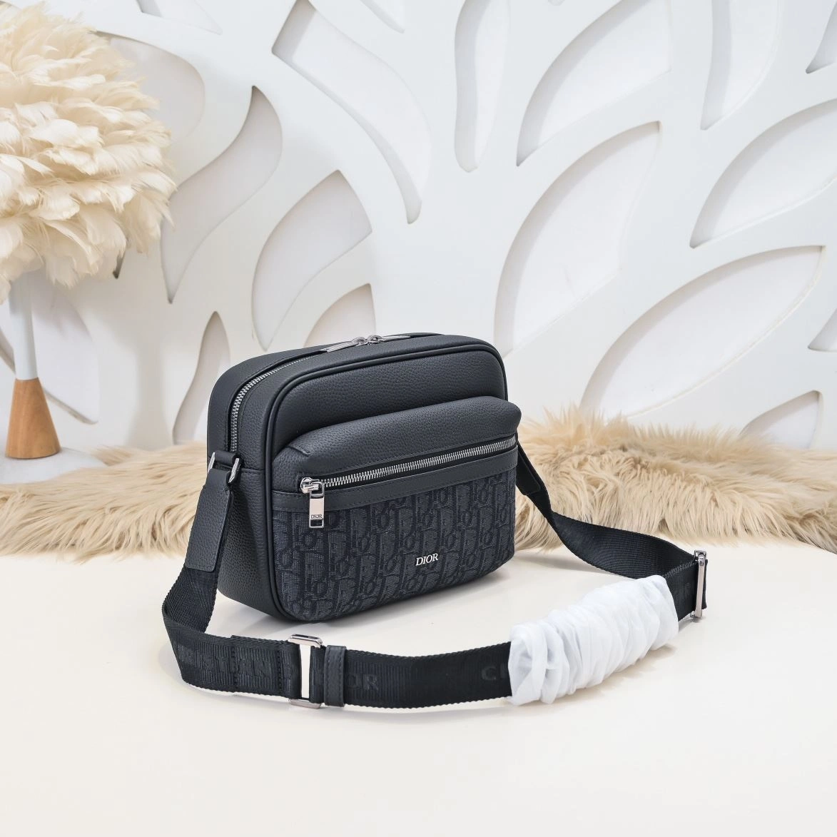 Mens Christian Dior Satchel Bags ZipUp 91001