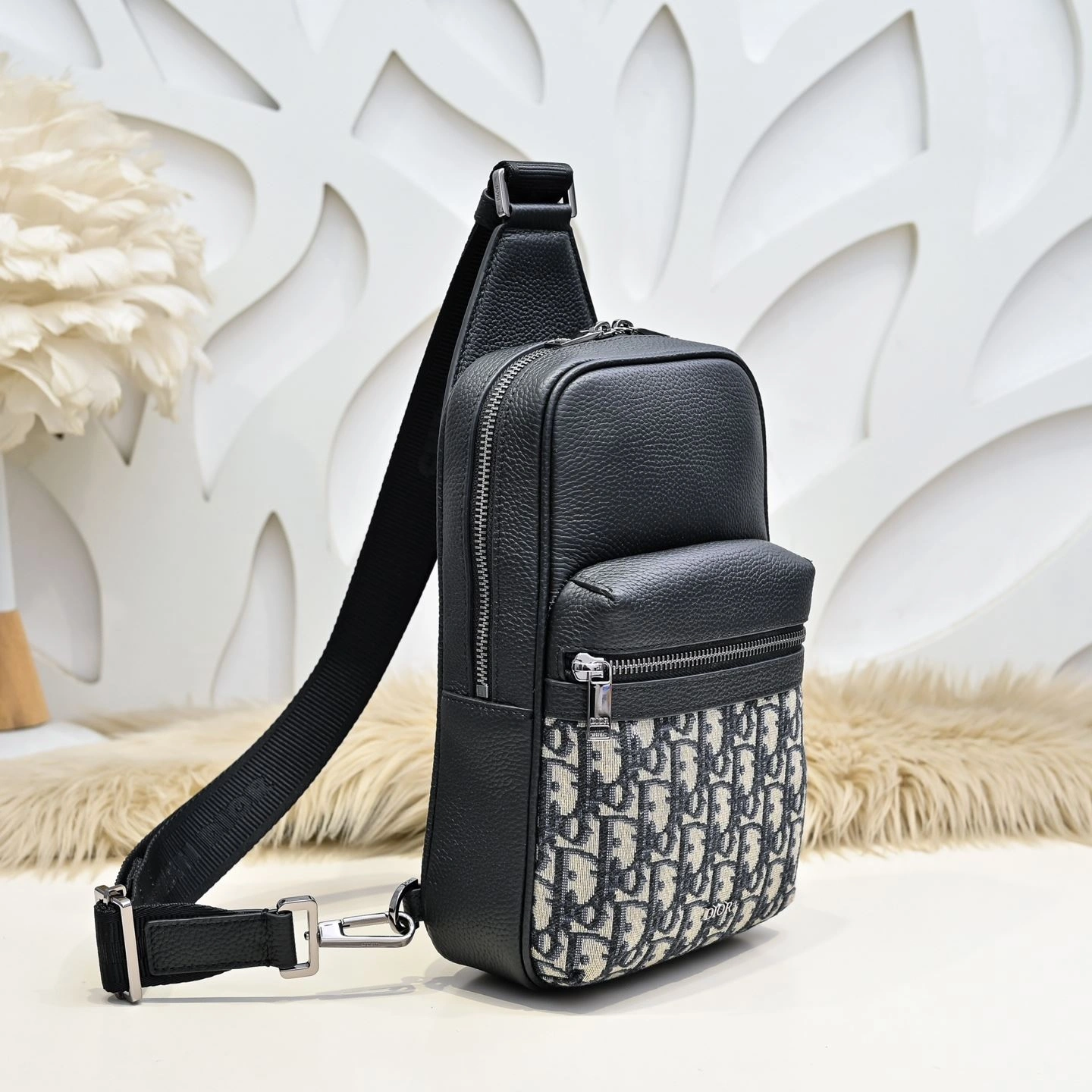 Mens Christian Dior Waist Chest Packs Trendy 90968