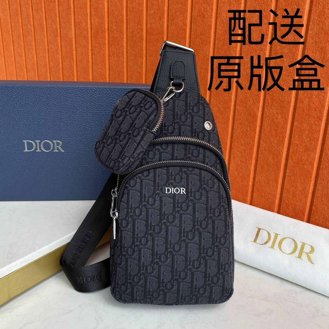 Breathable Mens Christian Dior Waist Chest Packs 93186