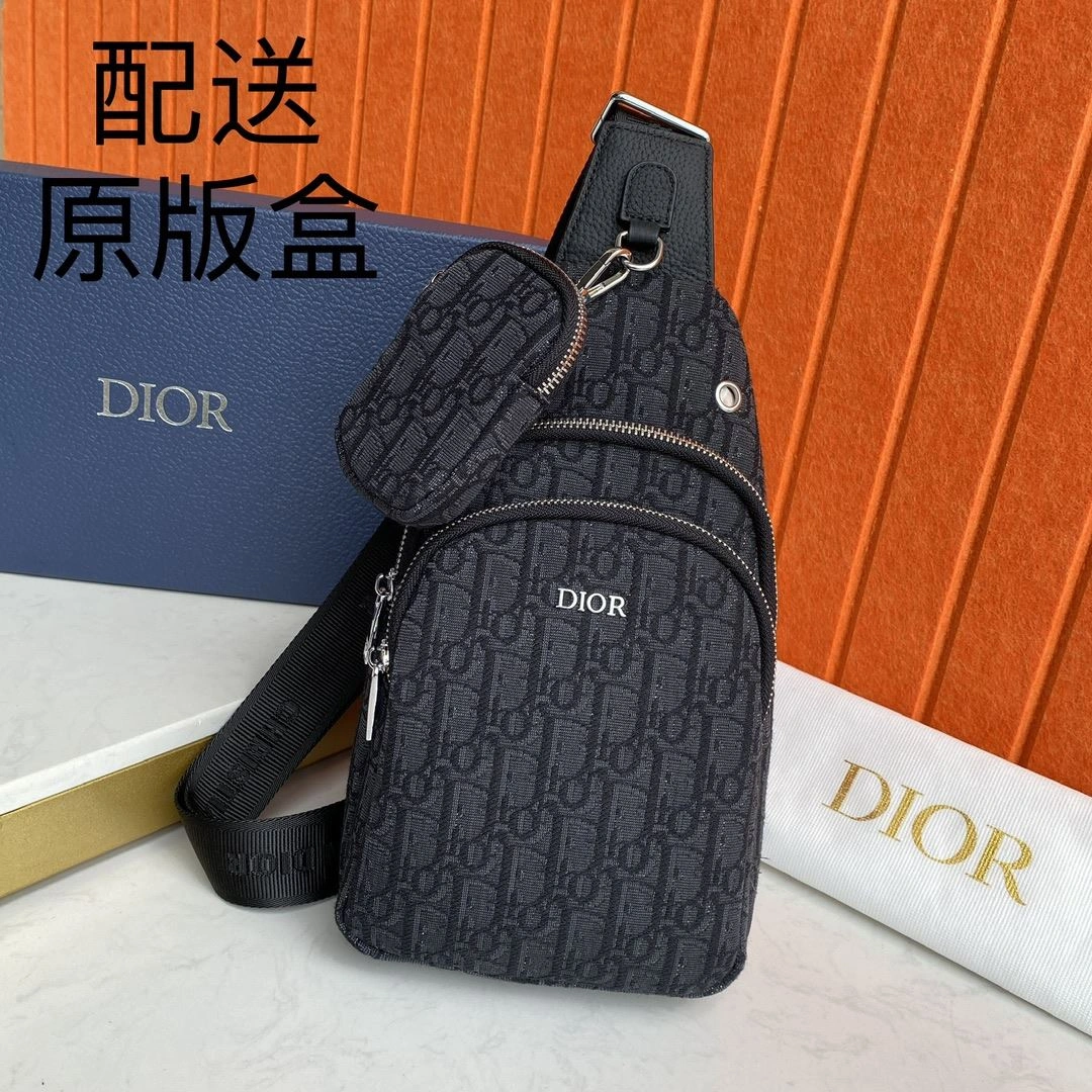 Breathable Mens Christian Dior Waist Chest Packs 93186