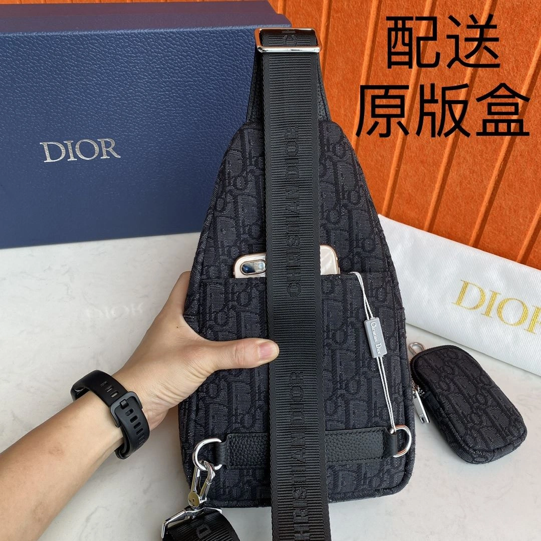 Breathable Mens Christian Dior Waist Chest Packs 93186