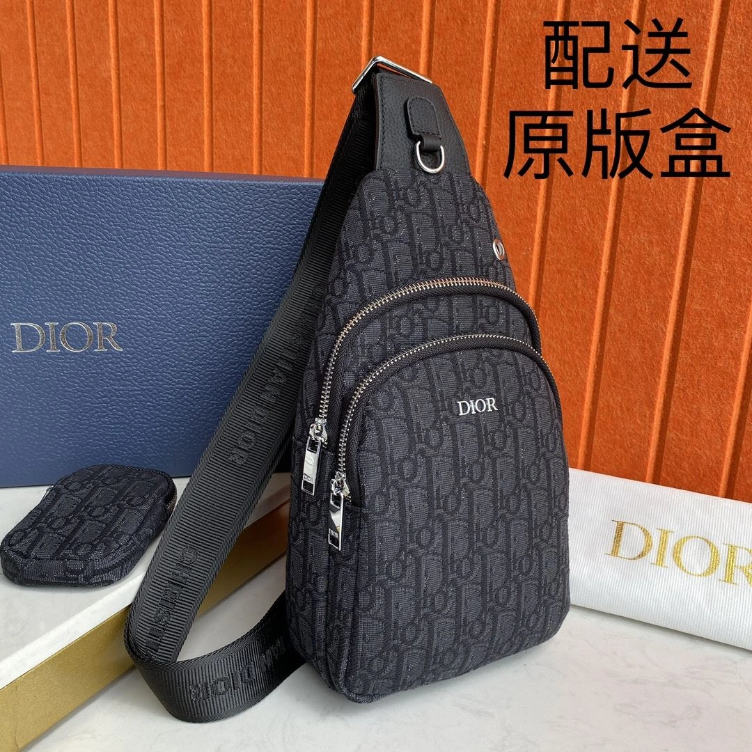 Breathable Mens Christian Dior Waist Chest Packs 93186