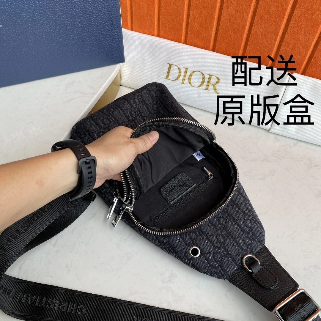 Breathable Mens Christian Dior Waist Chest Packs 93186