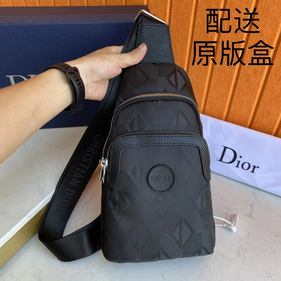 Mens Christian Dior Waist Chest Packs Compact 93217