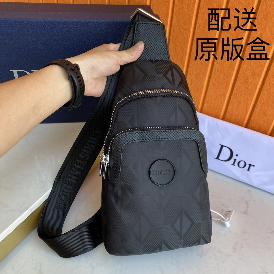 Mens Christian Dior Waist Chest Packs Compact 93217
