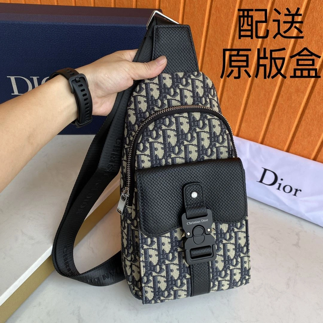 Mens Christian Dior Waist Chest Packs Trendy 93180