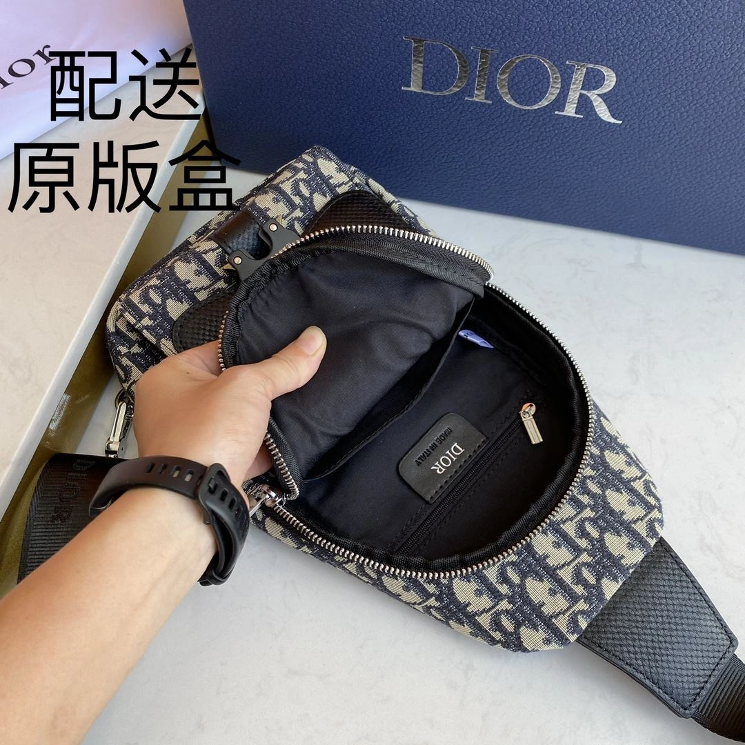 Mens Christian Dior Waist Chest Packs Trendy 93180