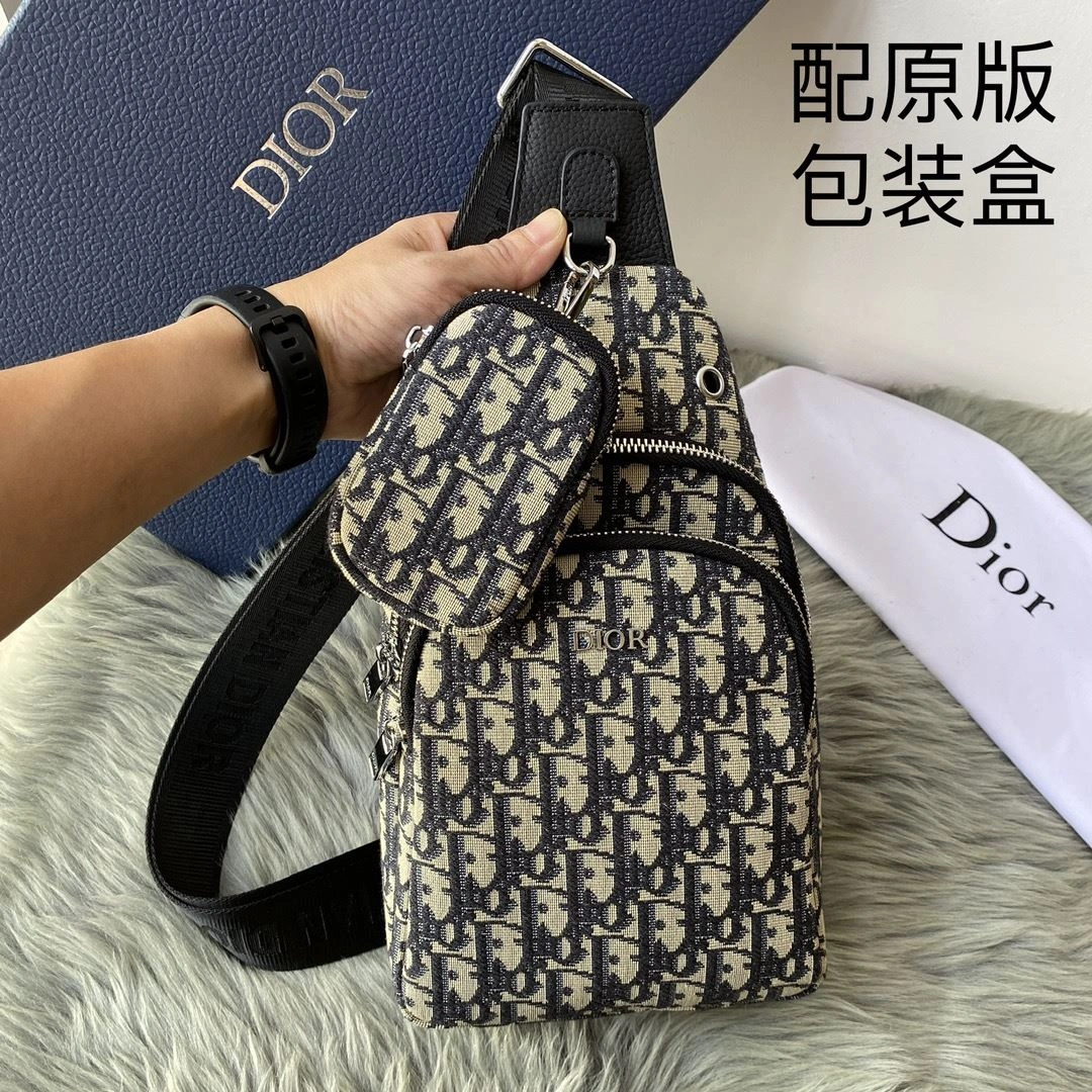 Mens Christian Dior Waist Chest Packs Sleek 93173