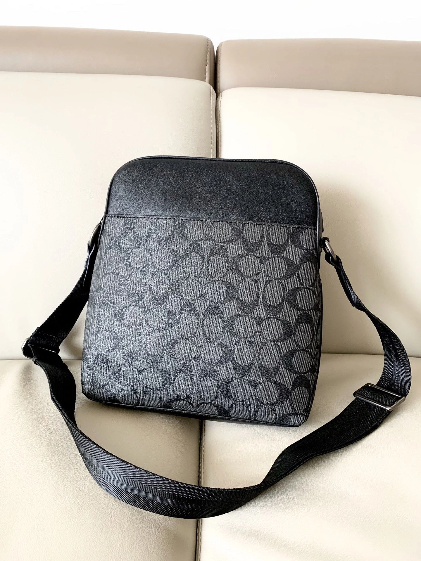 Mens Coach Satchel Bags SmoothTexture 93165