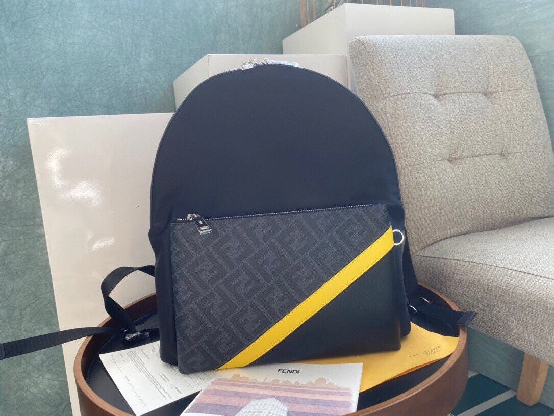 Mens Fendi Backpacks Supportive 93189