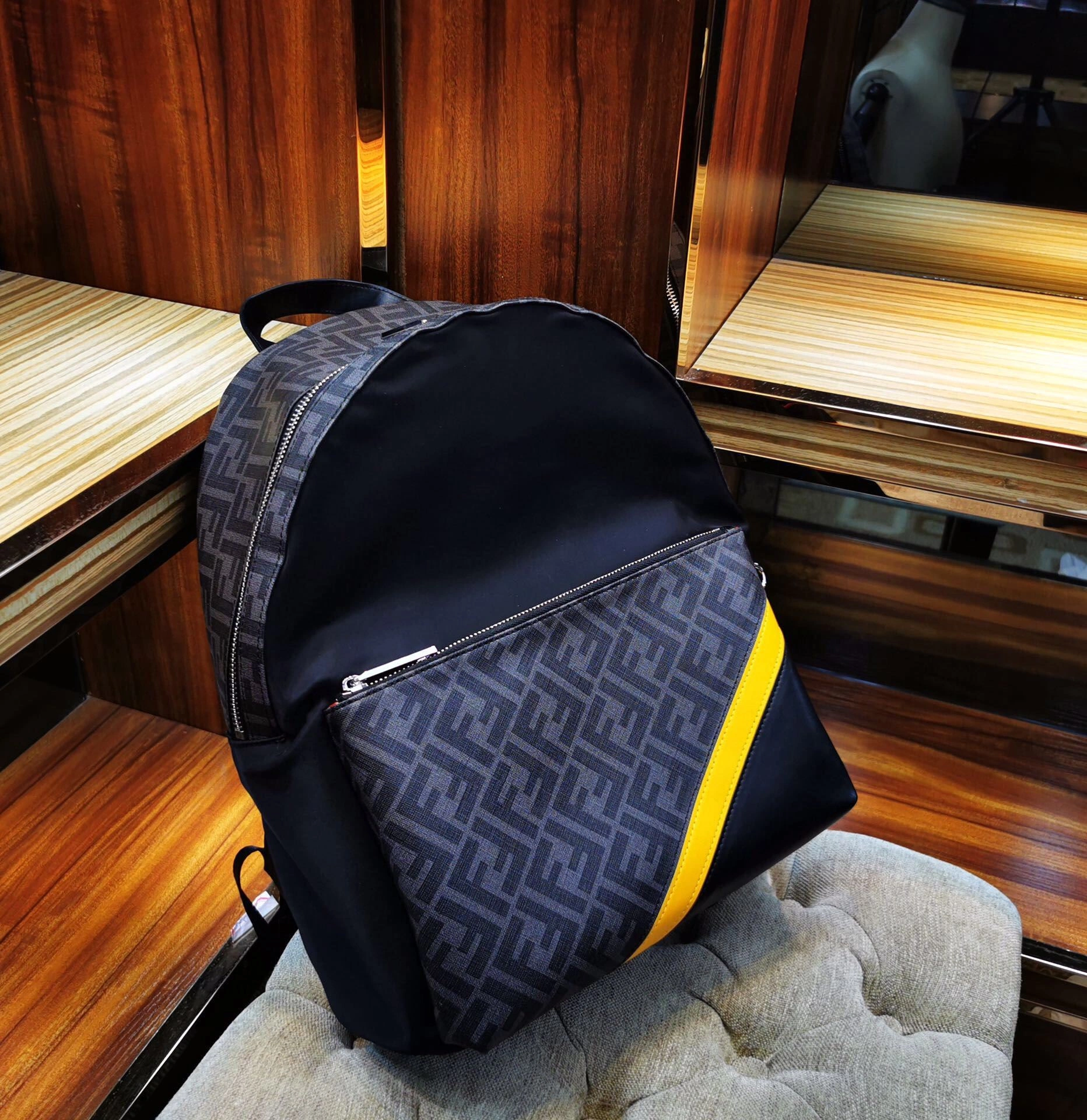 WaterResistant Mens Fendi Backpacks 93148