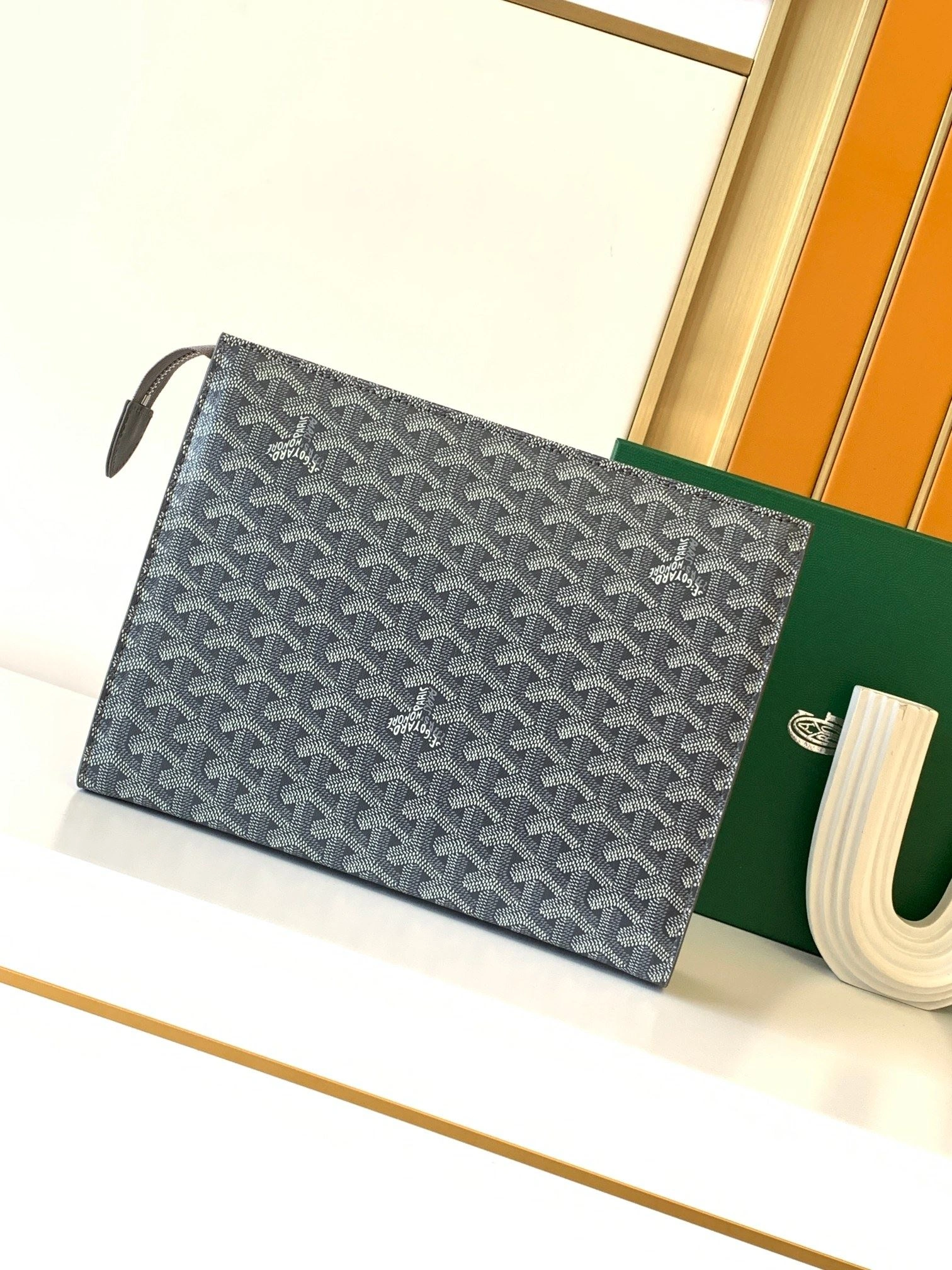 Mens Goyard Clutch Bags Durable 92026