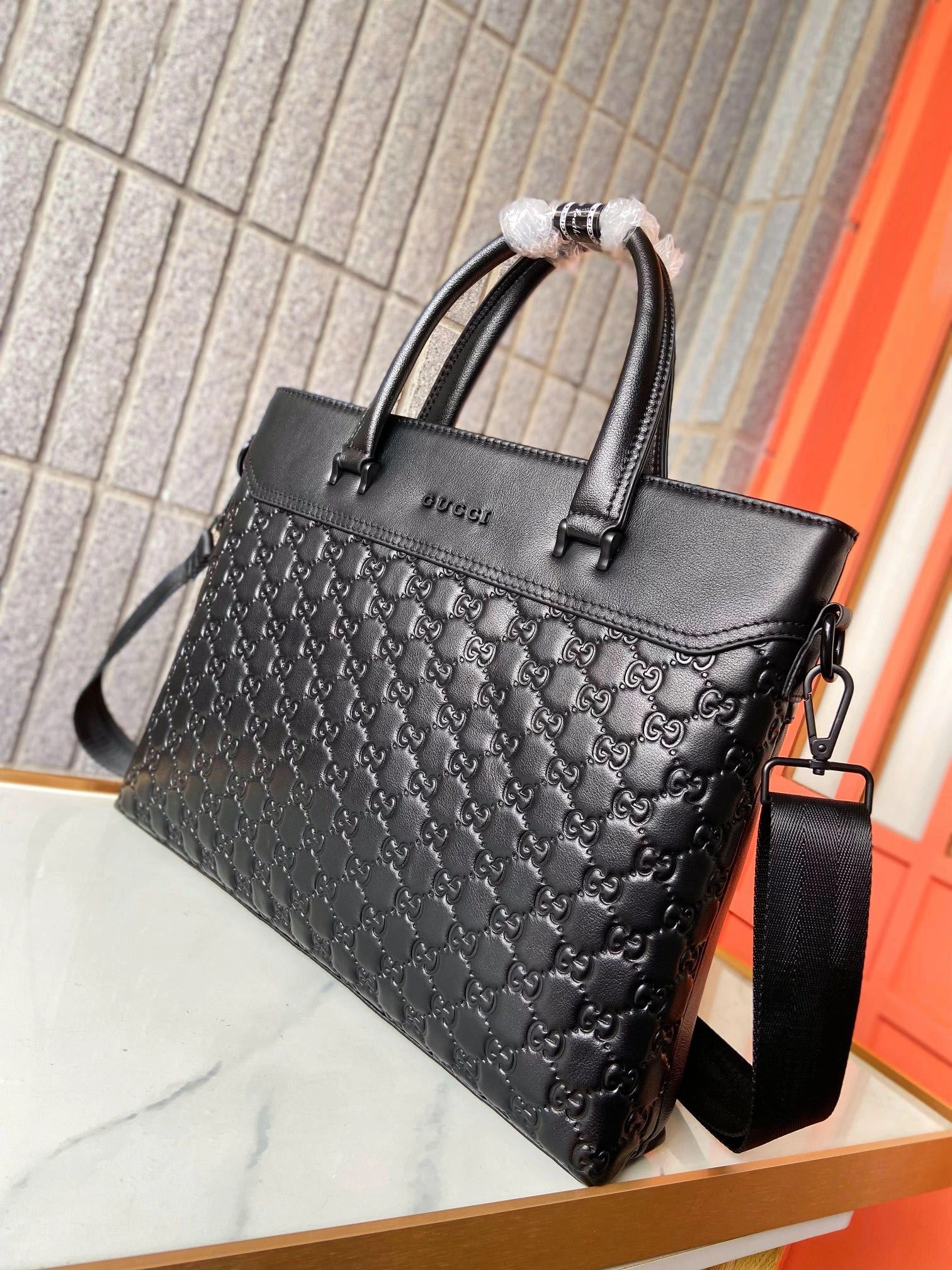 Mens Gucci Briefcases Durable 93098