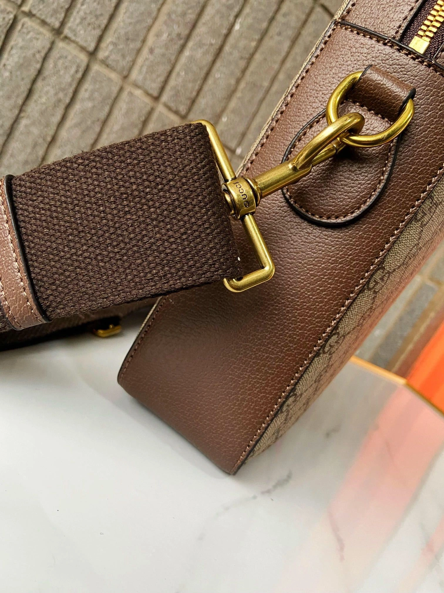Mens Gucci Briefcases SmoothTexture 93057