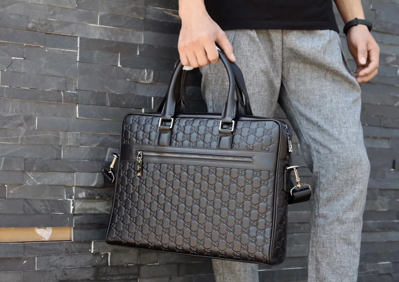 Mens Gucci Briefcases Bright 93045