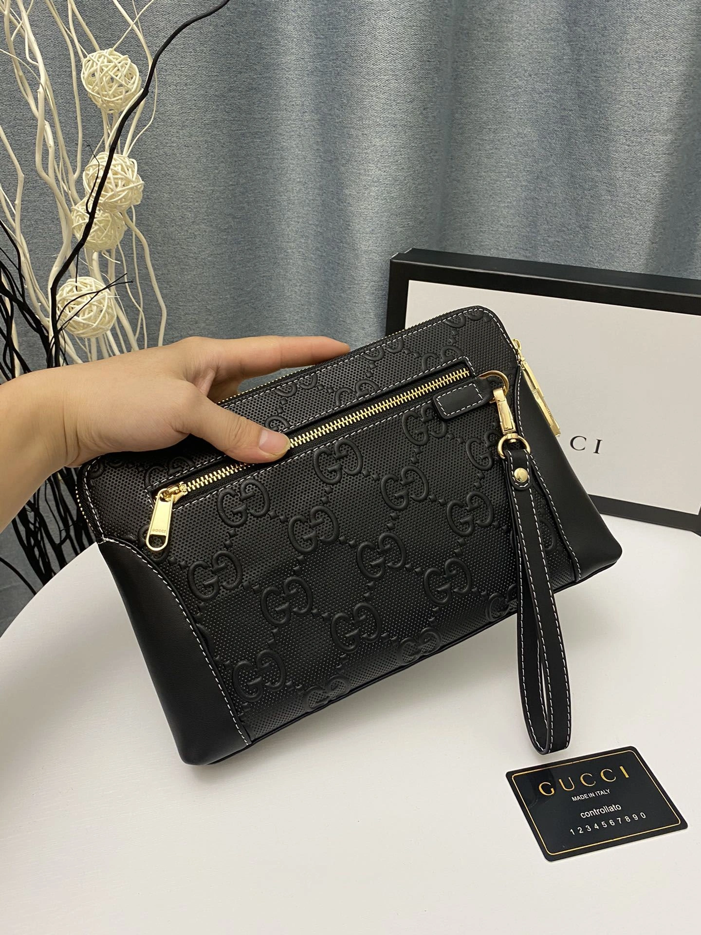 Mens Gucci Clutch Bags Reliable 93025