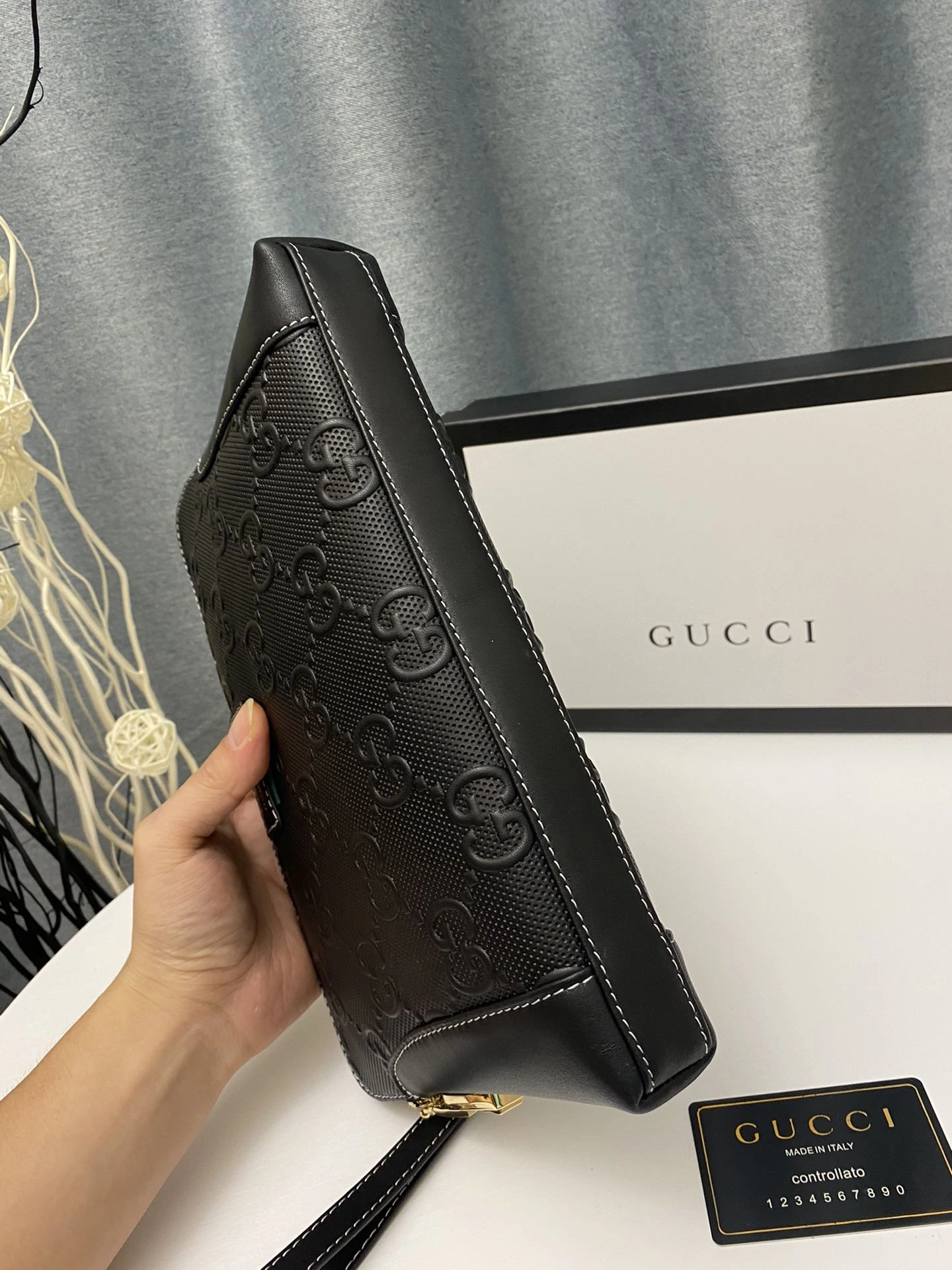 Mens Gucci Clutch Bags Reliable 93025