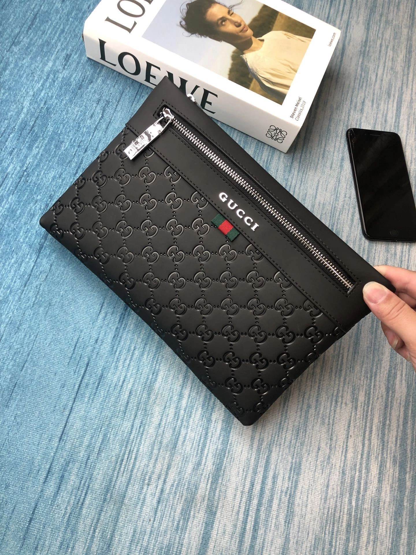 Mens Gucci Clutch Bags Colorful 93046