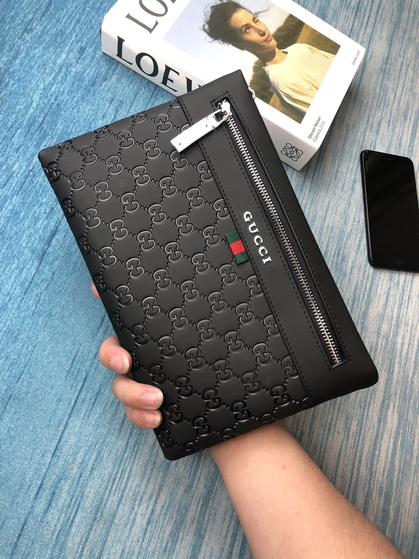 Mens Gucci Clutch Bags Colorful 93046