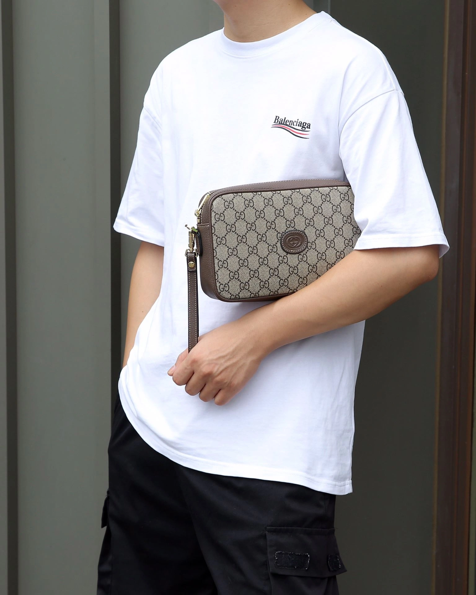 Mens Gucci Satchel Bags Stretchable 92967