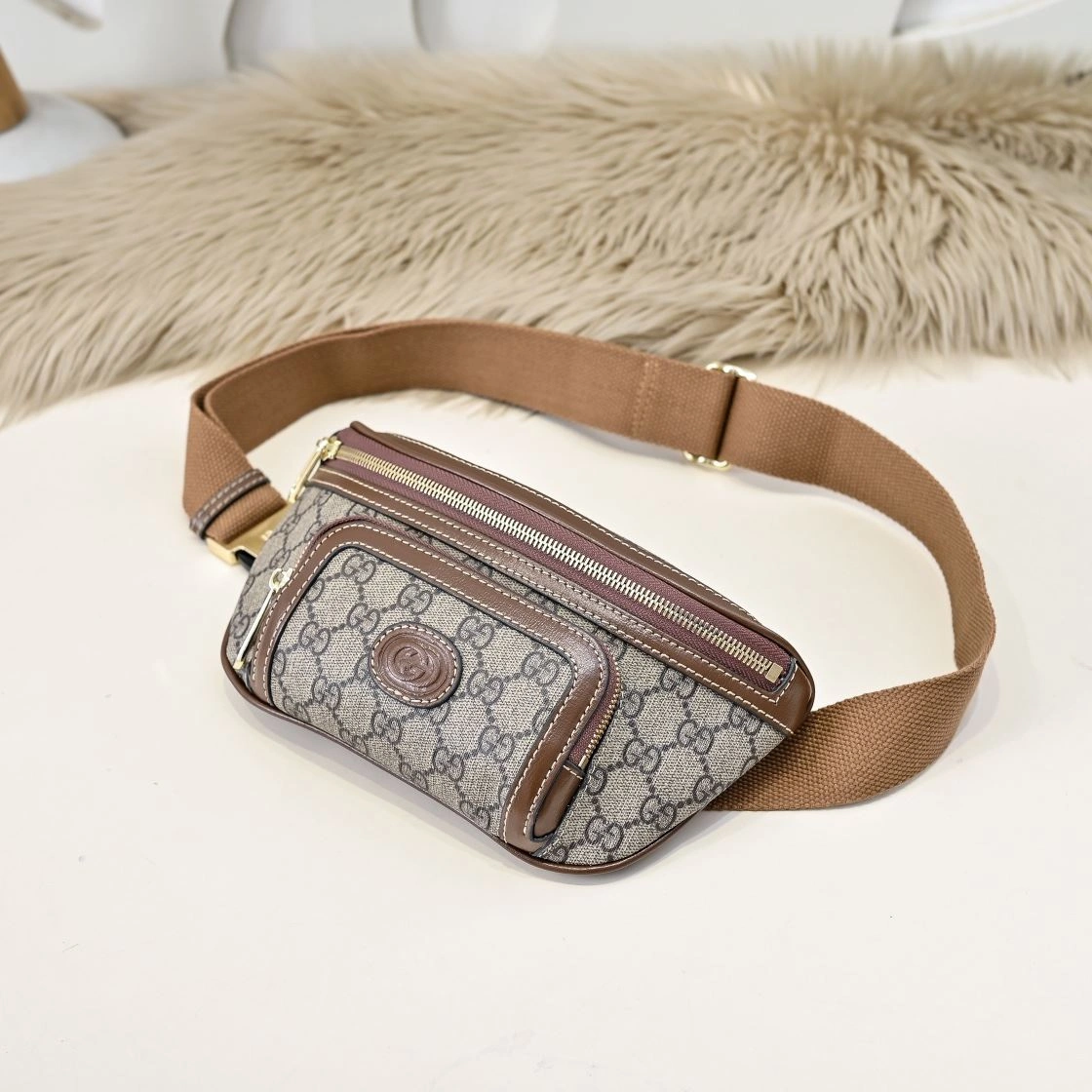 Mens Gucci Waist Chest Packs Flexible 90865