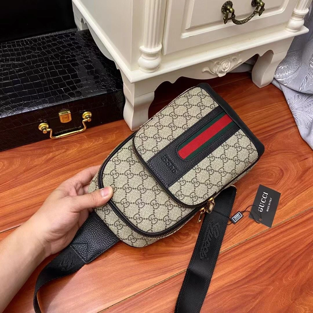 Mens Gucci Waist Chest Packs Flexible 92925