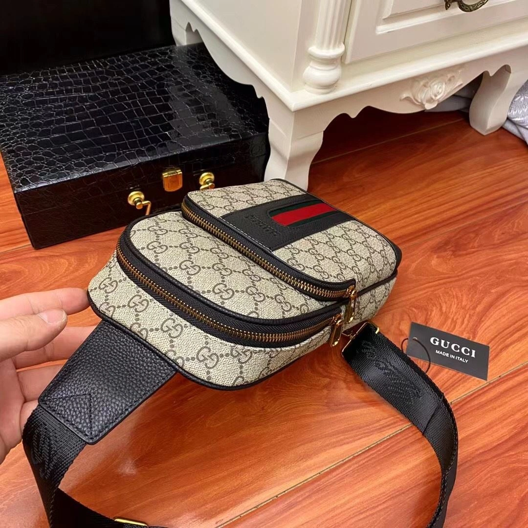 Mens Gucci Waist Chest Packs Flexible 92925