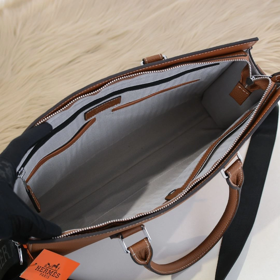 Mens Hermes Briefcases Unisex 90855