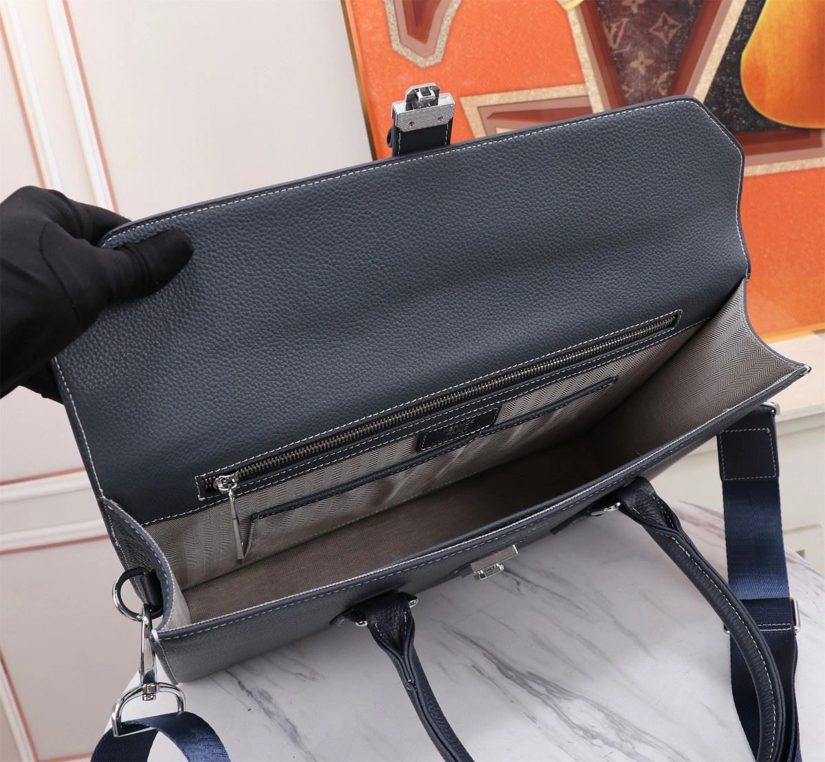 Mens Hermes Briefcases Versatile 92899
