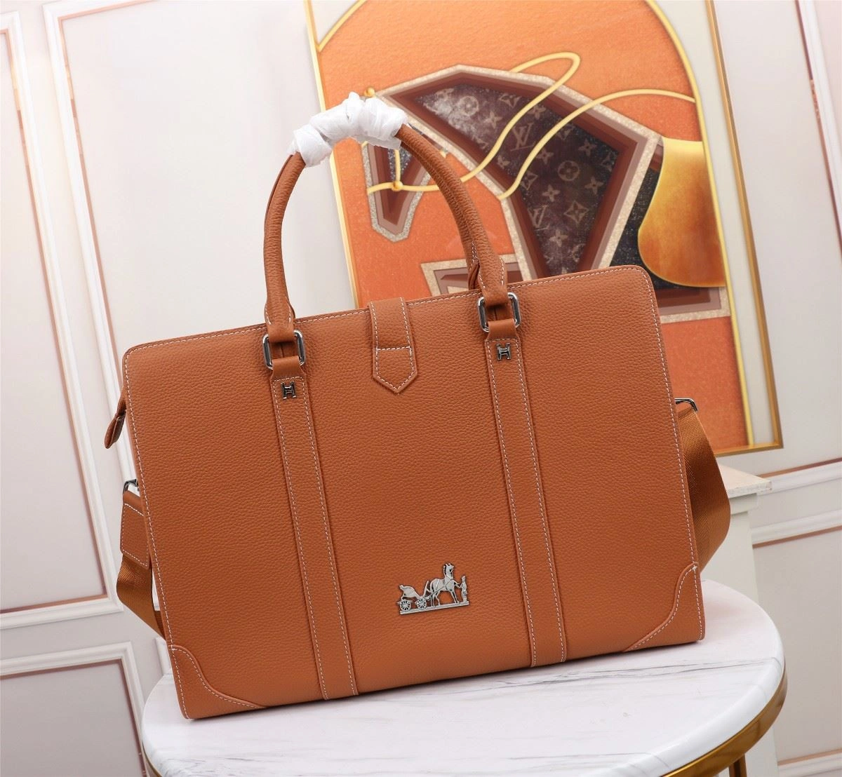 Classic Mens Hermes Briefcases 92895