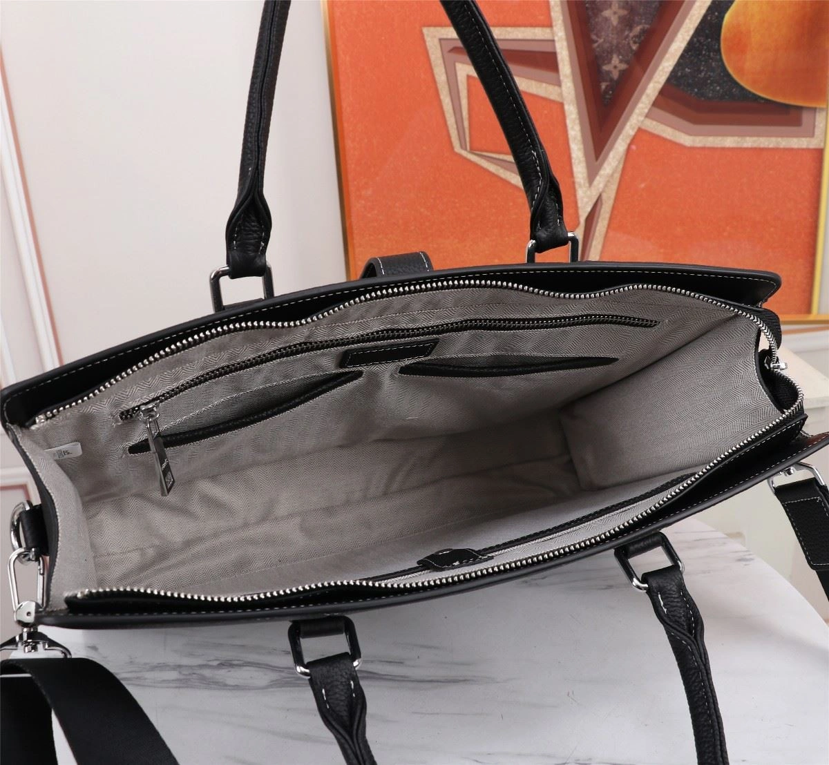 Mens Hermes Briefcases Original 92893