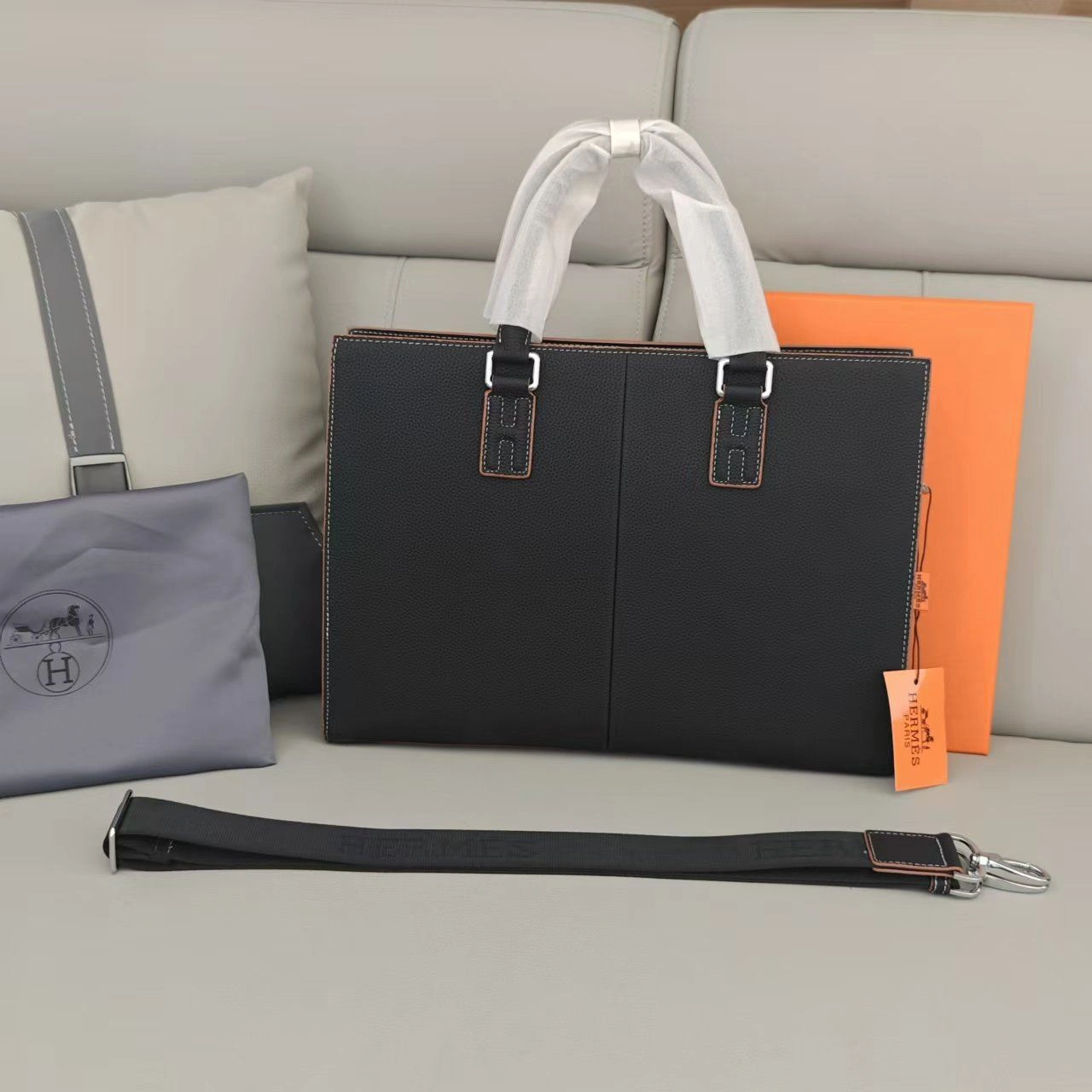 Mens Hermes Briefcases ComfortFit 92891