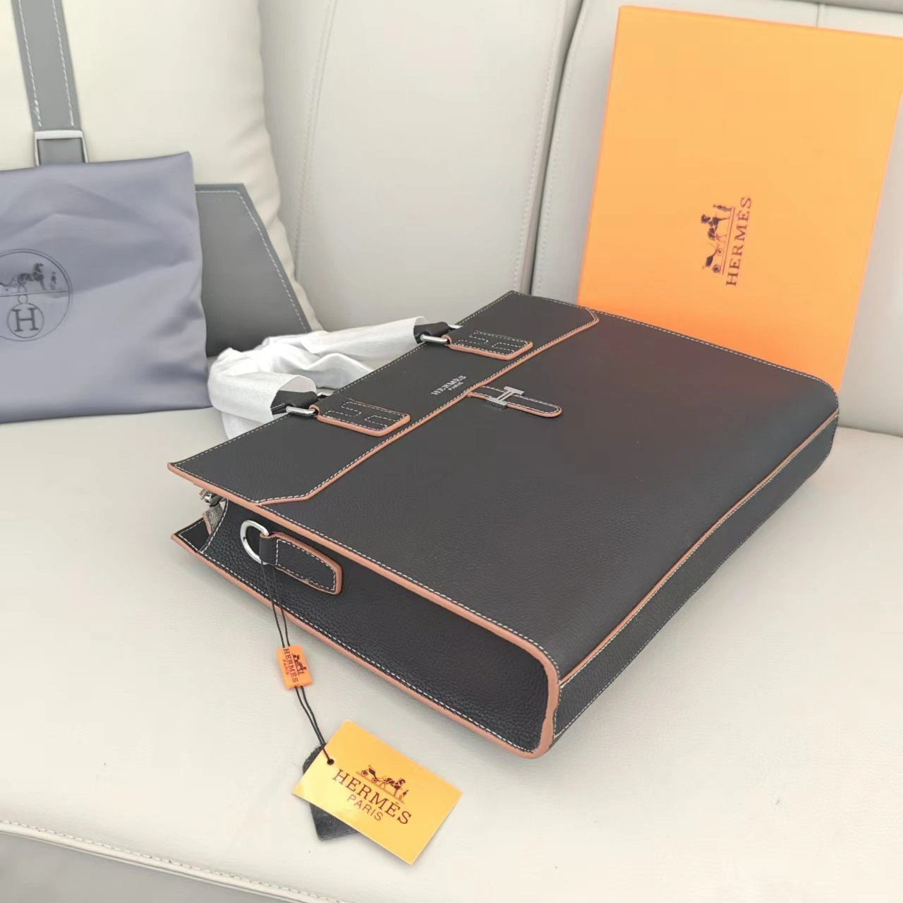 Mens Hermes Briefcases ComfortFit 92891