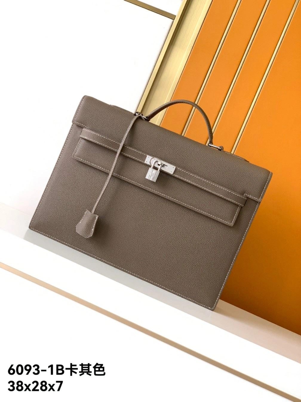 Mens Hermes Briefcases Classic 91830