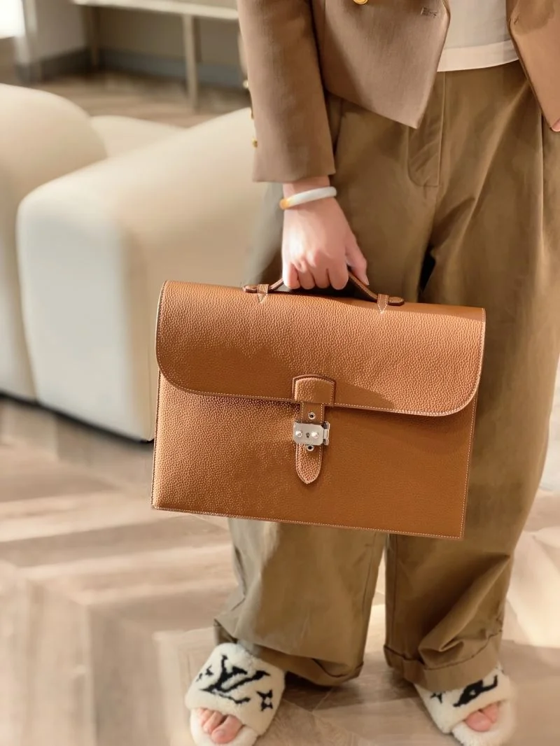 Mens Hermes Briefcases TechFriendly 47764