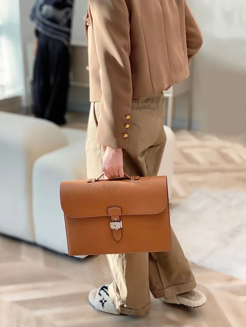 Mens Hermes Briefcases TechFriendly 47764