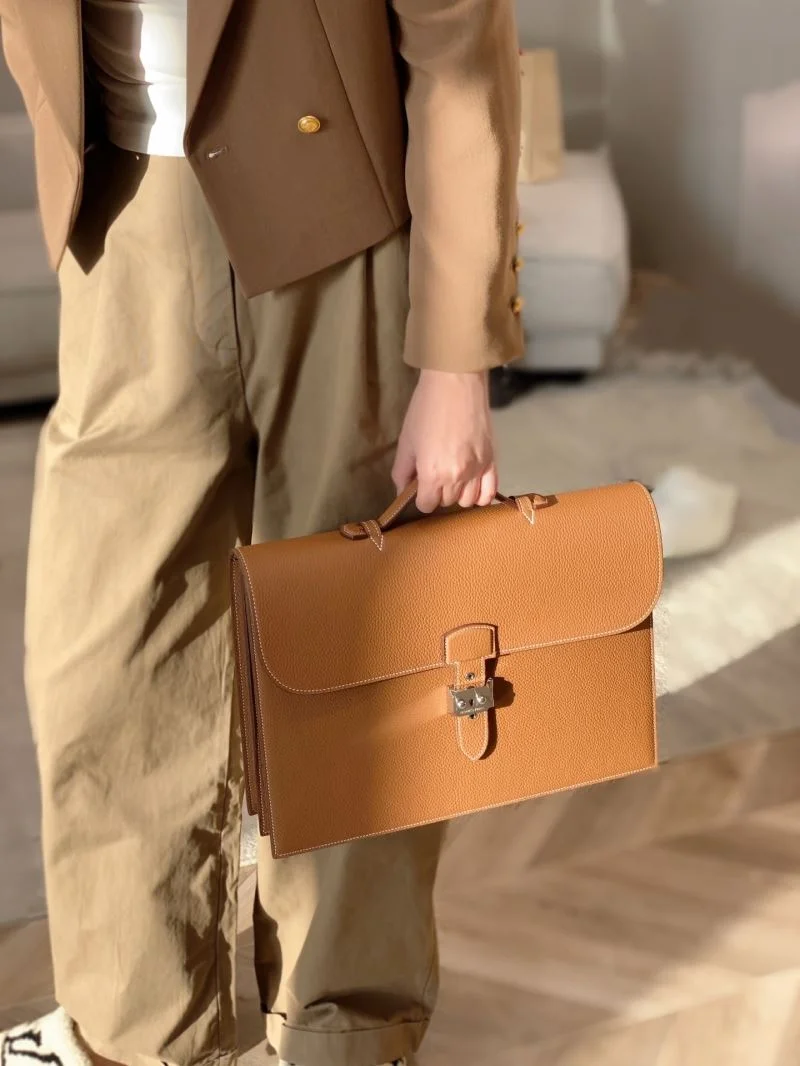 Mens Hermes Briefcases TechFriendly 47764