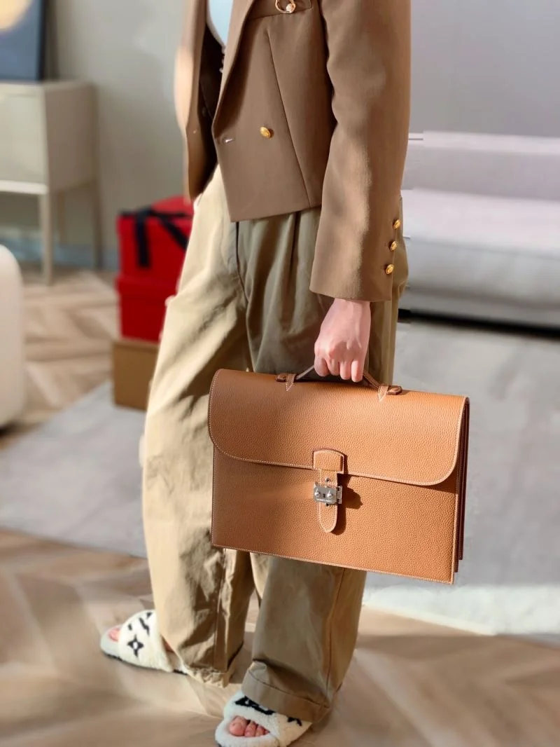 Mens Hermes Briefcases TechFriendly 47764