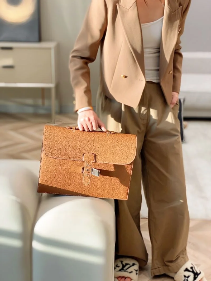 Mens Hermes Briefcases TechFriendly 47764