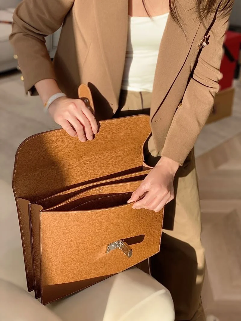 Mens Hermes Briefcases TechFriendly 47764