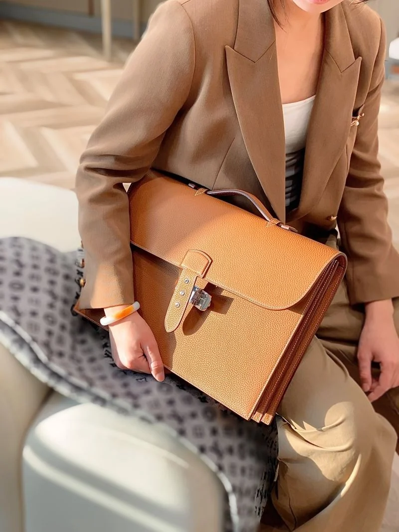 Mens Hermes Briefcases TechFriendly 47764