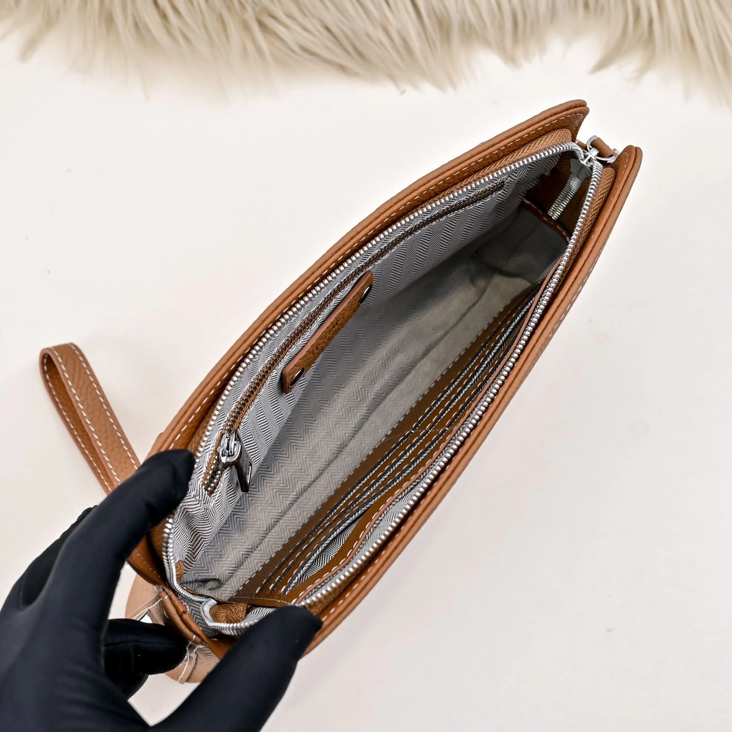 Mens Hermes Clutch Bags Flexible 90836