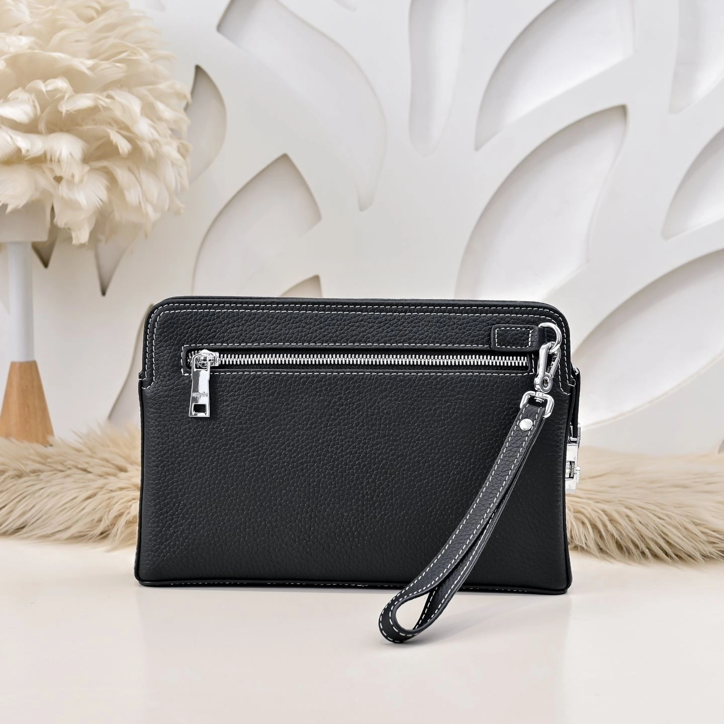 WrinkleFree Mens Hermes Clutch Bags 90834