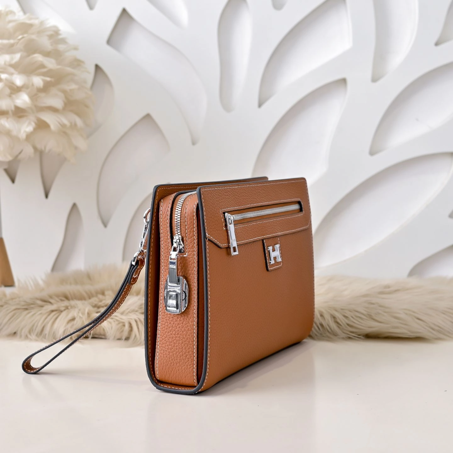 Mens Hermes Clutch Bags WrinkleFree 90837