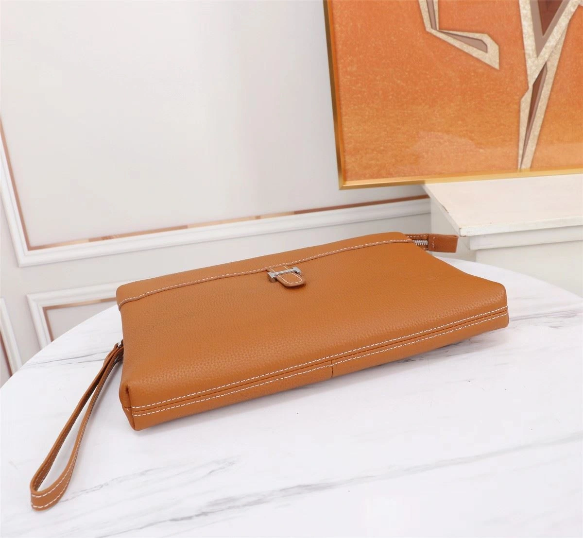Mens Hermes Clutch Bags SoftTouch 92884