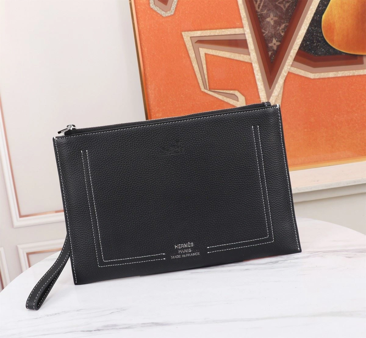 Mens Hermes Clutch Bags Sustainable 92904